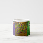 De Kettingen van de Mardi Gras Bead van SlipperyJo Espresso Kop (Voorkant)