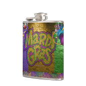 De Kettingen van de Mardi Gras Bead van SlipperyJo Heupfles (Links)