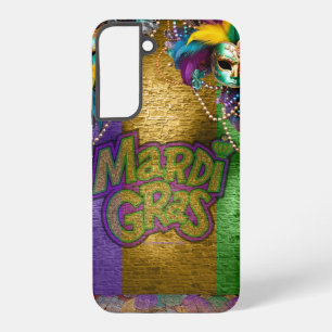 De Kettingen van de Mardi Gras Bead van SlipperyJo Samsung Galaxy Hoesje