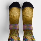 De Kettingen van de Mardi Gras Bead van SlipperyJo Sokken (Top)