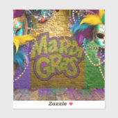 De Kettingen van de Mardi Gras Bead van SlipperyJo Sticker (Vel)