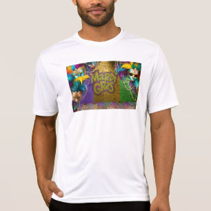 De Kettingen van de Mardi Gras Bead van SlipperyJo T-shirt