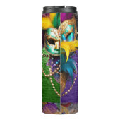 De Kettingen van de Mardi Gras Bead van SlipperyJo Thermosbeker (Achterkant)