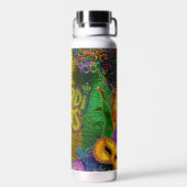 De Kettingen van de Mardi Gras Bead van SlipperyJo Waterfles (Achterkant)