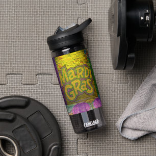De Kettingen van de Mardi Gras Bead van SlipperyJo Waterfles
