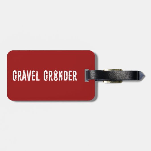 De Kettingkoppeling van de Grensmachine Bagagelabel (Achterkant horizontaal)