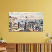 De kettingpier op de voorkant in Brighton Canvas Afdruk (Insitu (Woonkamer))