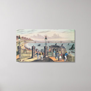 De kettingpier op de voorkant in Brighton Canvas Afdruk
