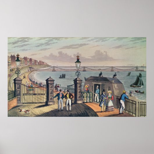 De kettingpier op de voorkant in Brighton Poster (Voorkant)