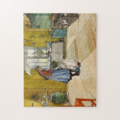 De keuken, 1898, van Carl Larsson Legpuzzel (Verticaal)