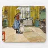 De keuken, 1898, van Carl Larsson Muismat (Voorkant)