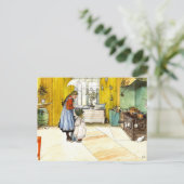 De keuken Carl Larsson Zweedse beeldende kunst Briefkaart (Staand voorkant)