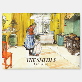 De keuken Carl Larsson  Zweedse beeldende kunst Magneet