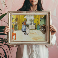 De keuken Carl Larsson  Zweedse beeldende kunst