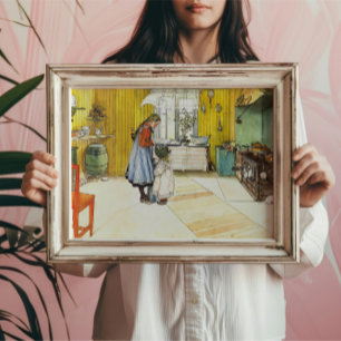 De keuken Carl Larsson  Zweedse beeldende kunst Poster