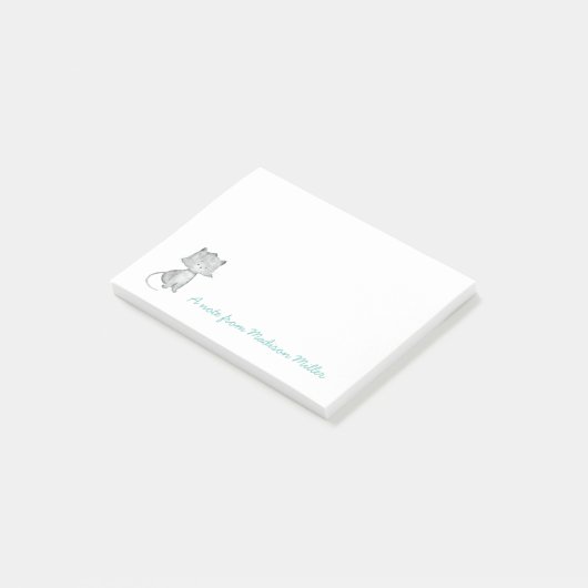 De keuken Gepersonaliseerde Nota's van de Post-het Post-it® Notes (Schuin)