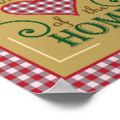 De keuken is de kern van het huisontwerp poster (Hoek)