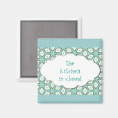 De keuken is gesloten magneet (Voorkant / Achterkant)