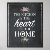 De keuken is het hart van het Poster van herkomst (Voorkant)