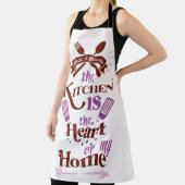 De keuken is het hart van mijn huis schort (Insitu)