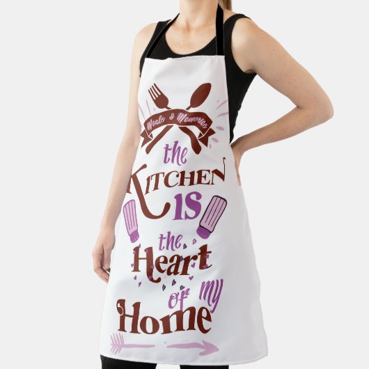 De keuken is het hart van mijn huis schort (Insitu)