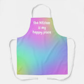 De Keuken is mijn gelukkige Schort van de Plaats (Voorkant)