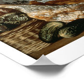 De keuken Maid (met Christus, Mary en Martha) c. Poster (Hoek)