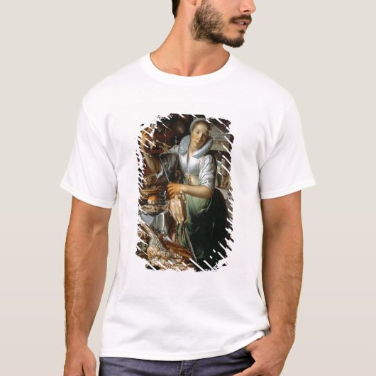 De keuken Maid (met Christus, Mary en Martha) c. T-shirt (Voorkant)