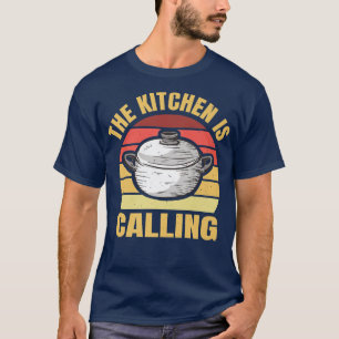 De keuken roept de hobbykou op t-shirt