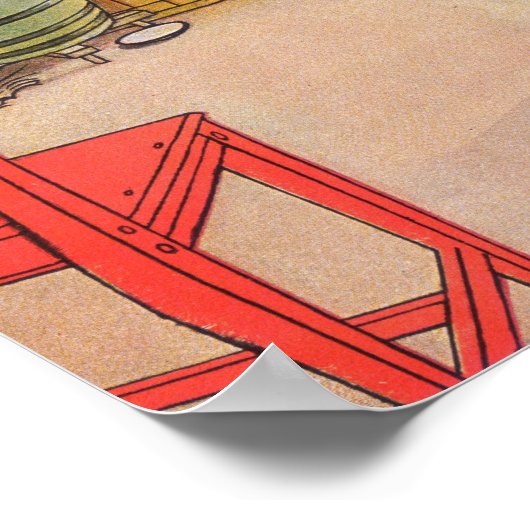 De keuken van Carl Larsson, 1898 Poster (Hoek)