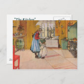 De keuken van Carl Larsson Briefkaart (Voorkant / Achterkant)