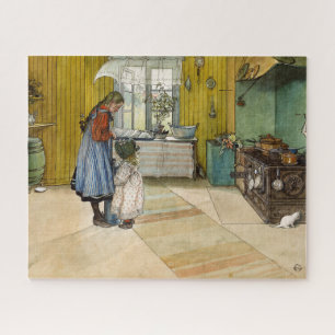 De keuken van Carl Larsson Legpuzzel
