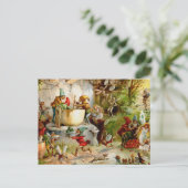 De keuken van de kabouters - 1895 briefkaart (Staand voorkant)