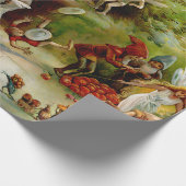 De keuken van de kabouters - 1895 cadeaupapier (Hoek)