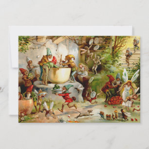 De keuken van de kabouters - 1895 door E. Stuart Kaart