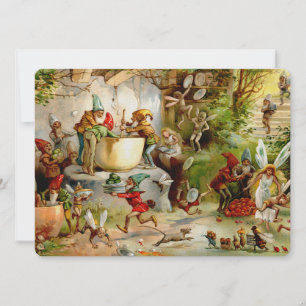 De keuken van de kabouters - 1895 door E. Stuart U Kaart