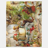 De keuken van de kabouters - 1895 fleece deken (Voorkant)