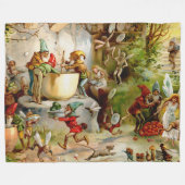 De keuken van de kabouters - 1895 fleece deken (Voorkant (Horizontaal))