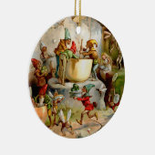 De keuken van de kabouters - 1895 keramisch ornament (Rechts)