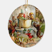 De keuken van de kabouters - 1895 keramisch ornament (Links)