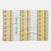 De keuken van de levendige Pattern Granny's om het Theedoek (Horizontaal)