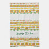 De keuken van de levendige Pattern Granny's om het Theedoek (Verticaal)