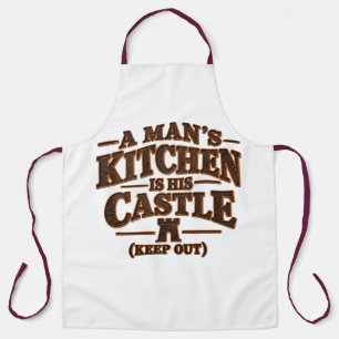 De Keuken Van Een Man Is Zijn Kasteel Schort