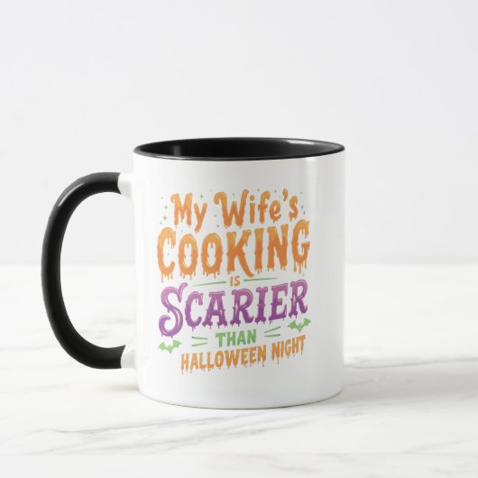 De keuken van mijn vrouw is enger dan Halloween Mok (Links)