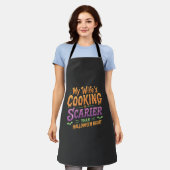 De keuken van mijn vrouw is enger dan Halloween Schort (Gedragen)