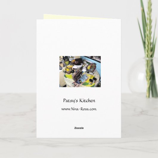 De Keuken van Patsy - de Kaart van de Brief (Achterkant)