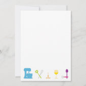 De keukendoucheuitnodiging bekijken kaart (Achterkant)