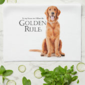 De keukenhanddoek Golden Rules (Gevouwen)