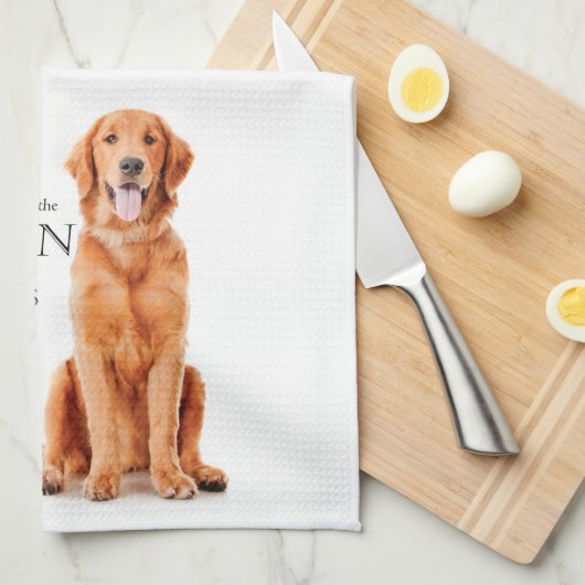 De keukenhanddoek Golden Rules (Quarter Fold)