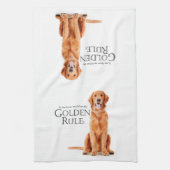 De keukenhanddoek Golden Rules (Verticaal)